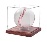 Vitrine de baseball en acrylique | Organiseur transparent pour objets de collection pour les amateurs de sport, les amis, la famille, les hommes, les femmes