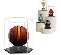 Vitrine de basket-ball - Protection contre la poussière - En acrylique - Pour figurines d'action, jouets, football, volley-ball - Objets de collection - Convient pour le basket-ball, le football, le