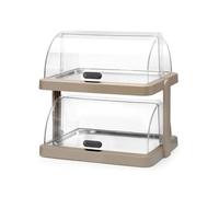 Vitrine de Buffet Couvercle Coulissant Roll Top Duo UNIQ Double