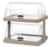 Vitrine de Buffet Couvercle Coulissant Roll-Top Duo UNIQ - Double - Hendi HENDI