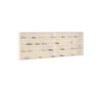 vidaXL Vitrine de collection en bois avec portes 100 x 8,5 x 37 cm 4017388