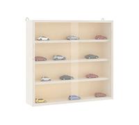 vidaXL Vitrine de collection en bois 4017385 avec portes 40x8,5x37 cm