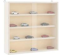 vidaXL Vitrine de Collection en Bois avec Portes 40x8,5x37cm