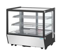 Vitrine de Comptoir Positive 120L ¿ Série G Carrée Noire, 160 W, 220V - MONO