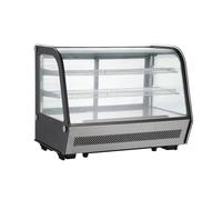 Vitrine de comptoir réfrigérée à poser 160 L
