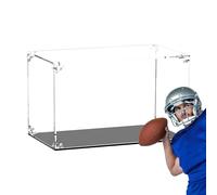 Vitrine de football en acrylique - Protection UV - Taille complète - Signée - Pour collectionneurs, adultes, adolescents, famille, amis