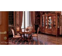 Vitrine de luxe Armoires Vitrines en bois Grand salon Meubles Armoire Brun Baroque