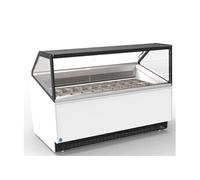 Vitrine de Présentation de Crème Glacée Blanche DELIGHT 20