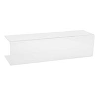 Vitrine de protection alimentaire en Plexiglas Ouverte légère / Retour Plat 100x25x20cm Matériel CHR Pro