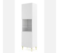 BIM Furniture Vitrine Ravenna B Foil MDF 60 cm - Blanc Mat | Bim Furniture - ref. 5903769732043 - 5903769732043 - Blanc - Materiaux mixtes