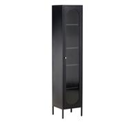 Vitrine Design en Métal ""Cali"" 180cm Noir