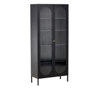 Vitrine Design en Métal "Lima" 180cm Noir