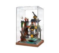 Vitrine d'exposition en acrylique HD pour LEGO 71837 Marchés de Ninjago City - Boîte d'exposition transparente, étui de rangement, protection anti-poussière (modèle non inclus) (3 mm)