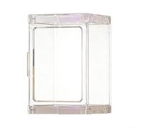 Vitrine empilable en acrylique avec couvercle pour figurines, boîte de rangement de protection transparente, organisateur anti-poussière pour objets de collection, 3 tailles disponibles (transparent