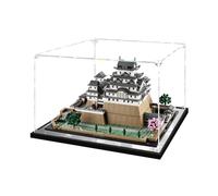Vitrine en Acrylique 35×30×25cm Boîte De Présentation Transparente Antipoussière Compatible pour Le-go 21060 Château de Himeji Bloc de Construction (Vitrine Uniquement) B,3MM