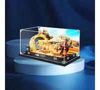 Vitrine en acrylique avec vis pour LEGO® Mos Espa Podrace Diorama 75380 (ensemble Lego non inclus) (avec fond)