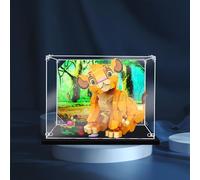 Vitrine en acrylique avec vis pour Lego® Simba le Roi Lion Cub 43243 (ensemble Lego non inclus) (fond non inclus)