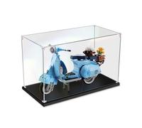 Vitrine en Acrylique Compatible avec Le-go 10298 125 Scooter Moto Modèle,Protection Contre la poussière Transparent (vitrine Uniquement) (40×20×25CM) C,3MM