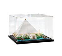 Vitrine en Acrylique Compatible avec Le-go 21058 Pyramide de Khéops Egypte Modèle,Protection Anti-poussière Modèle Transparent Vitrine (vitrine Uniquement) 2MM