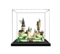Vitrine en acrylique compatible avec Le-go 40975 Mini Castle (3 mm) | Boîte de présentation transparente en acrylique anti-poussière compatible avec le modèle Le-go 40975, boîte uniquement
