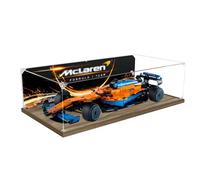 Vitrine en acrylique, compatible avec Le-Go 42141 Mclaren F1 modèle de voiture de course, transparent, compatible avec Le-Go (boîte uniquement) (3 mm avec lumière)