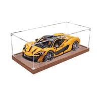 Vitrine en Acrylique Compatible avec Le-go Blocs de Construction de Voiture de Sport p1,Boîte en Acrylique Transparent Assembler Une Vitrine De Protection Anti-poussière 62×30×20cm C,2MM