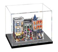 Vitrine en acrylique, compatible avec le kit Lego 10255 City Center, résistant à la poussière, aux UV (vitrine uniquement (3 mm)