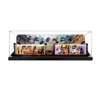 Vitrine en acrylique, compatible avec Lego 10292, résistante à la poussière, boîte de rangement, coque transparente, compatible avec 10292 (boîte d'affichage uniquement, kit non inclus) (spray arrière