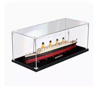 Vitrine en acrylique, compatible avec Lego 10294 Titanic modèle de bloc de construction, boîte de protection contre les UV, cadeau de collectionneur, protégez et décorez vos chefs-d'œuvre (boîte
