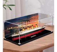 Vitrine en acrylique, compatible avec Lego 10294 Titanic modèle de bloc de construction, boîte de protection contre les UV, cadeau de collectionneur, protégez et décorez vos chefs-d'œuvre (boîte