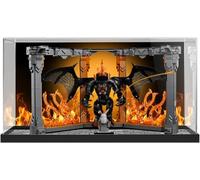 Vitrine en acrylique compatible avec Lego 10367 Le Seigneur des Anneaux : Balrog Book Nook Modèle - Boîte de rangement transparente anti-poussière (modèle non inclus)