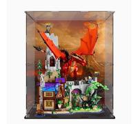 Vitrine en acrylique, compatible avec Lego 21348 Donjons et Dragons, résistante à la poussière, aux UV (vitrine uniquement