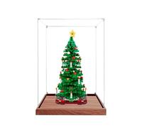 Vitrine en acrylique compatible avec Lego 40573 - Pour sapin de Noël créatif - Étanche à la poussière - Boîte de rangement - Compatible avec 40573 (boîte de présentation uniquement, kit non inclus