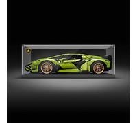 Vitrine en acrylique compatible avec Lego 42115 Technic Lamborghini Sián FKP 37 Voiture de course, boîtier d'affichage anti-poussière pour Lego 42115 - Sans kit de modèle (type 4)