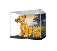 Vitrine en acrylique compatible avec Lego 43247 Motif lion Protection anti-poussière Modèle cadeau Transparent Compatible avec Lego (vitrine uniquement)