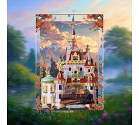 Vitrine en acrylique compatible avec Lego 43263 Château pour collectionner et protéger les présentoirs Transparent 41,9 x 21,8 x 56,9 cm (modèle non inclus)