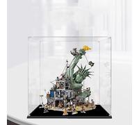 Vitrine en acrylique, compatible avec Lego 70840 Fort Doom - Statue de la Liberté - Résistante à la poussière et aux UV - Transparent (3 mm)