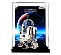 Vitrine en acrylique, compatible avec Lego 75379 R2-D2 Robots Box Kit boîte anti-poussière transparente compatible avec Lego 75379 (vitrine uniquement, kit non inclus) (aérographe 3 mm)