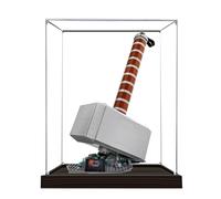 Vitrine en acrylique compatible avec Lego 76209 Thor's Hammer Display Set, résistant à la poussière, boîte de rangement murale, boîte transparente résistante aux UV (boîte de présentation uniquement)