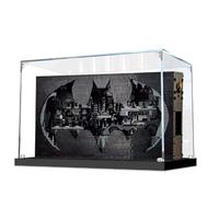 Vitrine en acrylique, compatible avec Lego 76252 Batcave Shadowbox, résistante à la poussière, aux UV (vitrine uniquement, kit non inclus) (2 mm)