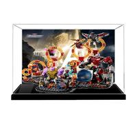 Vitrine en acrylique, compatible avec Lego 76323 Final Battle Armageddon, étanche à la poussière, boîte de rangement, coque transparente, compatible avec 76323 (boîte d'affichage uniquement, kit non