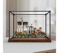 Vitrine en acrylique compatible avec Lego Castillo 21063 - Transparent - 55 x 30 x 40 cm (modèle non inclus) (option 1)