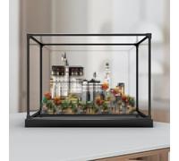 Vitrine en acrylique compatible avec Lego Castillo 21063 - Transparent - 55 x 30 x 40 cm (modèle non inclus) (option 2)