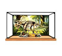 Vitrine en acrylique compatible avec les ensembles Le-go 77985 (fond 1)