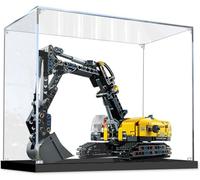 Vitrine en acrylique compatible avec les pelleteuses hydrauliques Lego 42121 Technic - Étanche à la poussière - Pour Lego 42121 - Sans kit de modèle