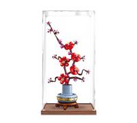 Vitrine en Acrylique Compatible BGGNG pour Le-go 10369 Fleur de Prunier Modèle,Itrine De Comptoir Anti-Poussière,Boîte De Rangement pour Collection (modèle Non Inclus) 20×15×40CM B,2MM