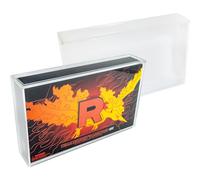 Vitrine en acrylique de qualité supérieure pour boîtes UPC Pokémon Team Rocket's Moltres ex Ultra Premium Collection - Dessus magnétique, empilable, protection UV