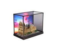 Vitrine en acrylique FEIFANBOYANG pour Lego 21061 Notre Dame de Paris, anti-poussière transparente Collections. (boîte de présentation uniquement) (modèle backspray)