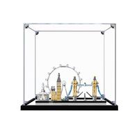Vitrine en Acrylique pour 21034 Londres Vue sur la Rue Bloc de Construction Modèle,Boîte De Présentation Transparente Antipoussière (Only Display Case) B,2MM