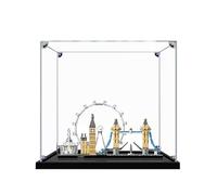 Vitrine en Acrylique pour 21034 Londres Vue sur la Rue Bloc de Construction Modèle,Boîte De Présentation Transparente Antipoussière (Only Display Case) C,2MM
